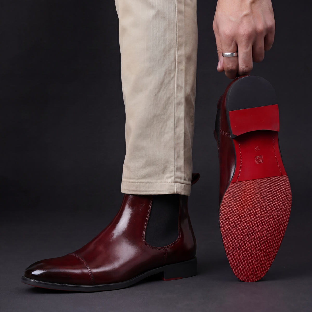 FEDERICO™ | Stivaletti Chelsea in pelle Calvino