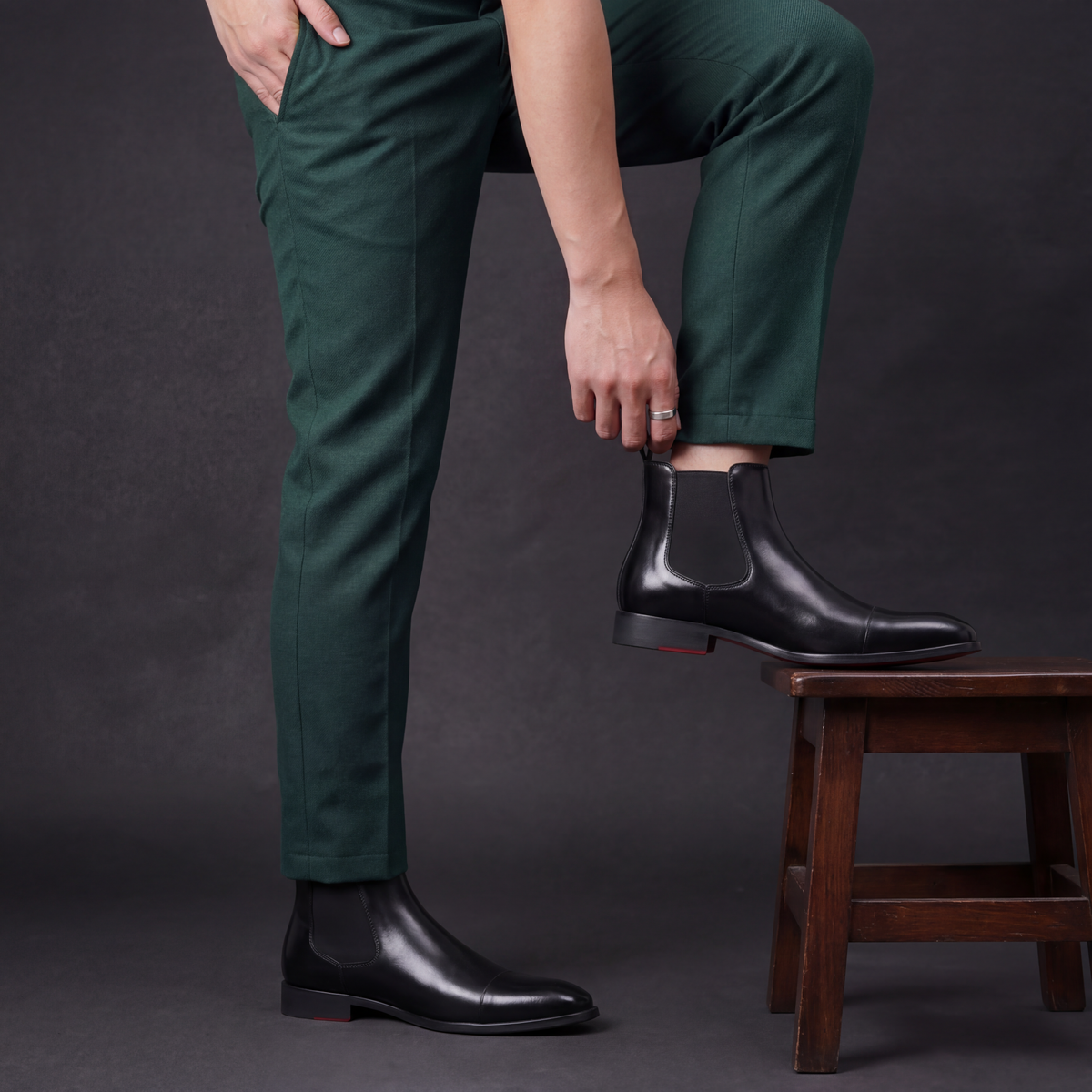 FEDERICO™ | Stivaletti Chelsea in pelle Calvino