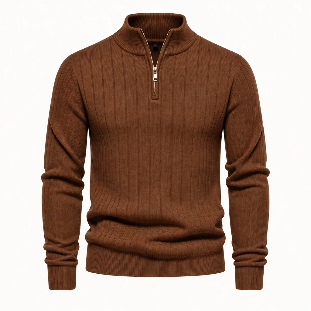 FEDERICO™ | Maglione Troyer a coste