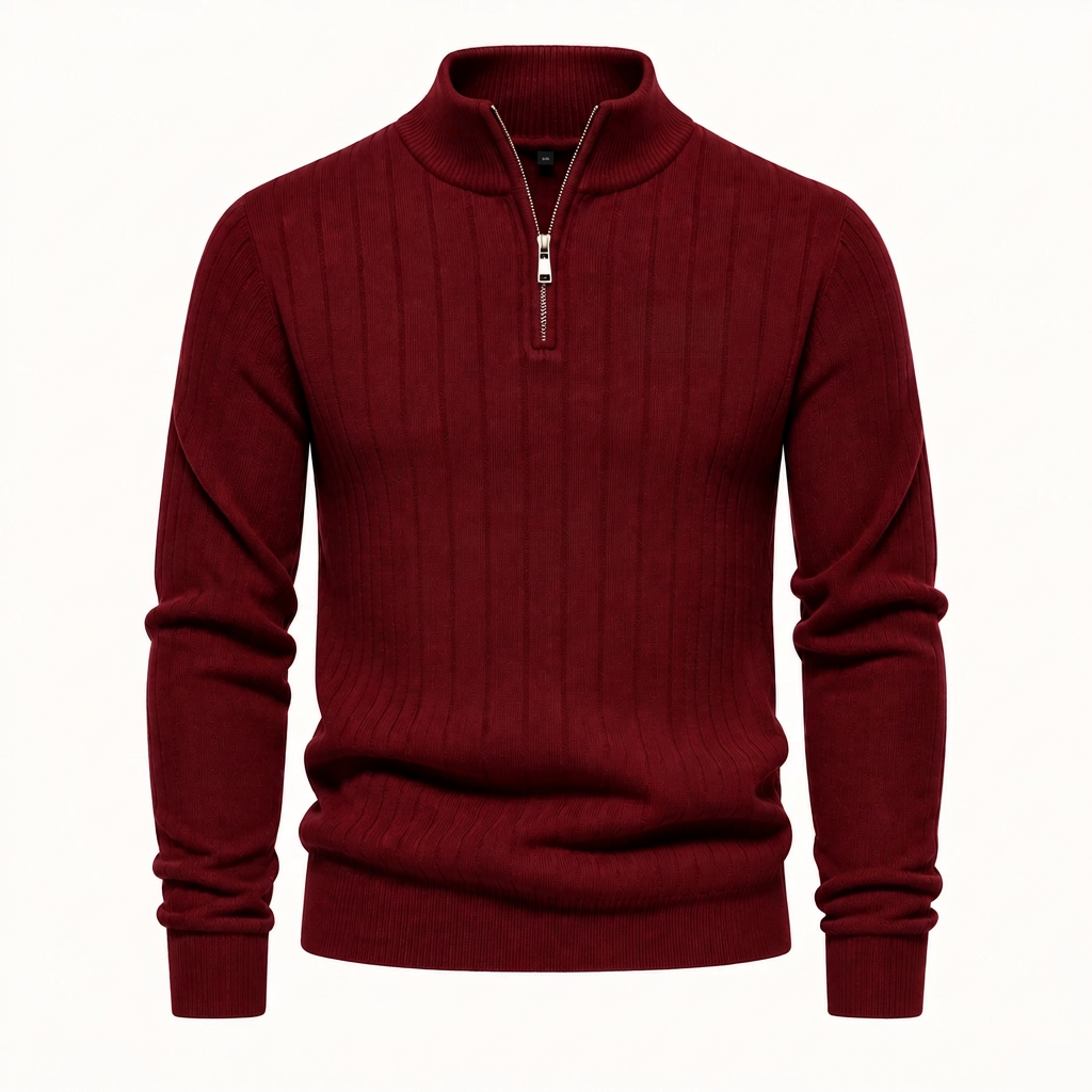 FEDERICO™ | Maglione Troyer a coste