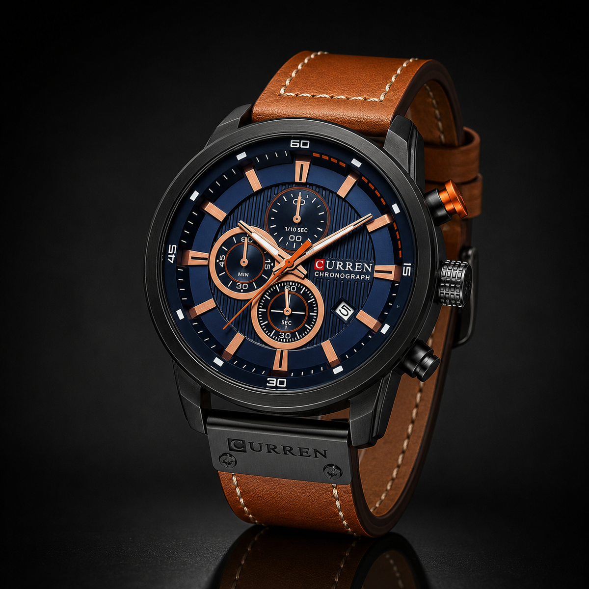 FEDERICO™ | Orologio uomo classico – contatori cronografici
