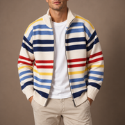 FEDERICO™ | Cardigan a righe con cerniera Emmett