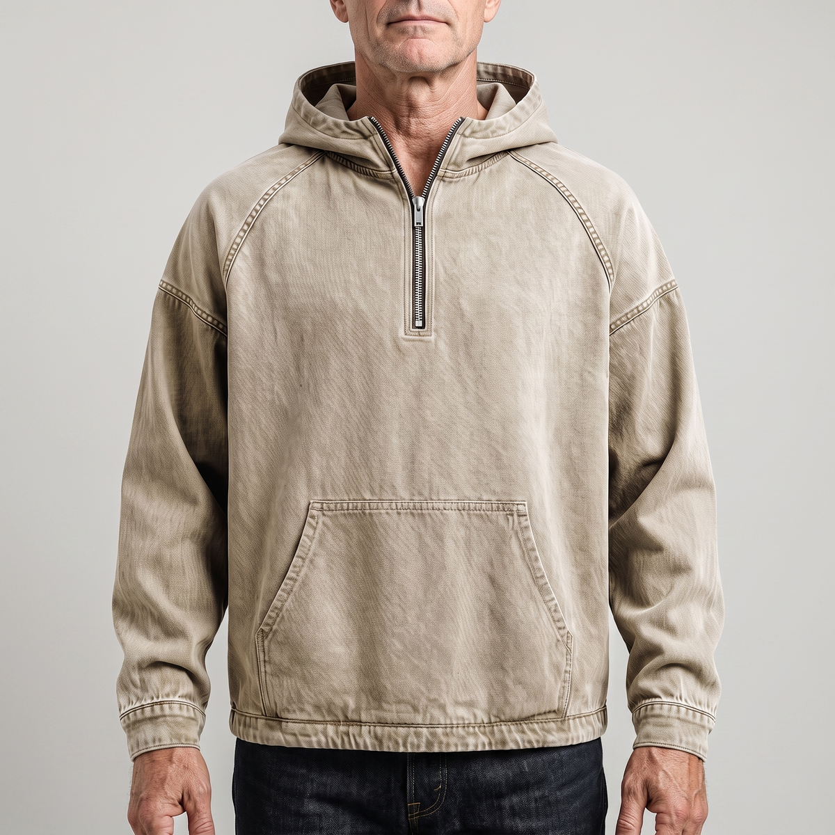 FEDERICO™ | GIACCA DI JEANS RIVINGTON CON MEZZA CERNIERA