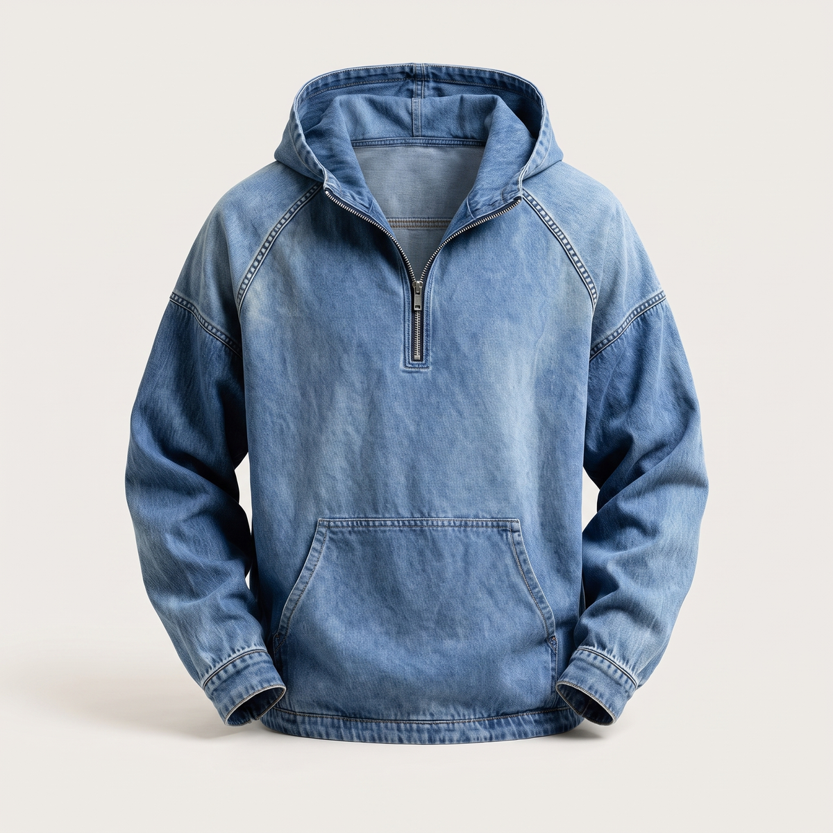 FEDERICO™ | GIACCA DI JEANS RIVINGTON CON MEZZA CERNIERA
