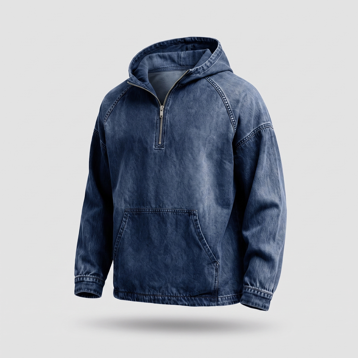 FEDERICO™ | GIACCA DI JEANS RIVINGTON CON MEZZA CERNIERA