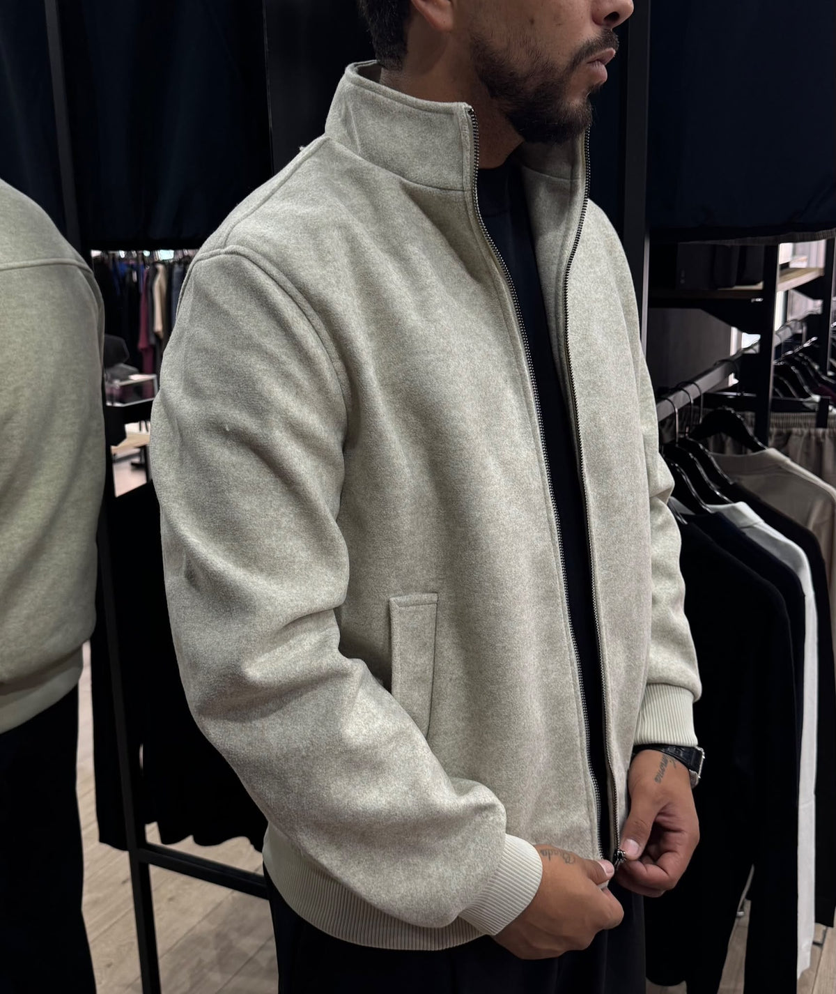 FEDERICO™ | Giacca bomber effetto lana Manhattan