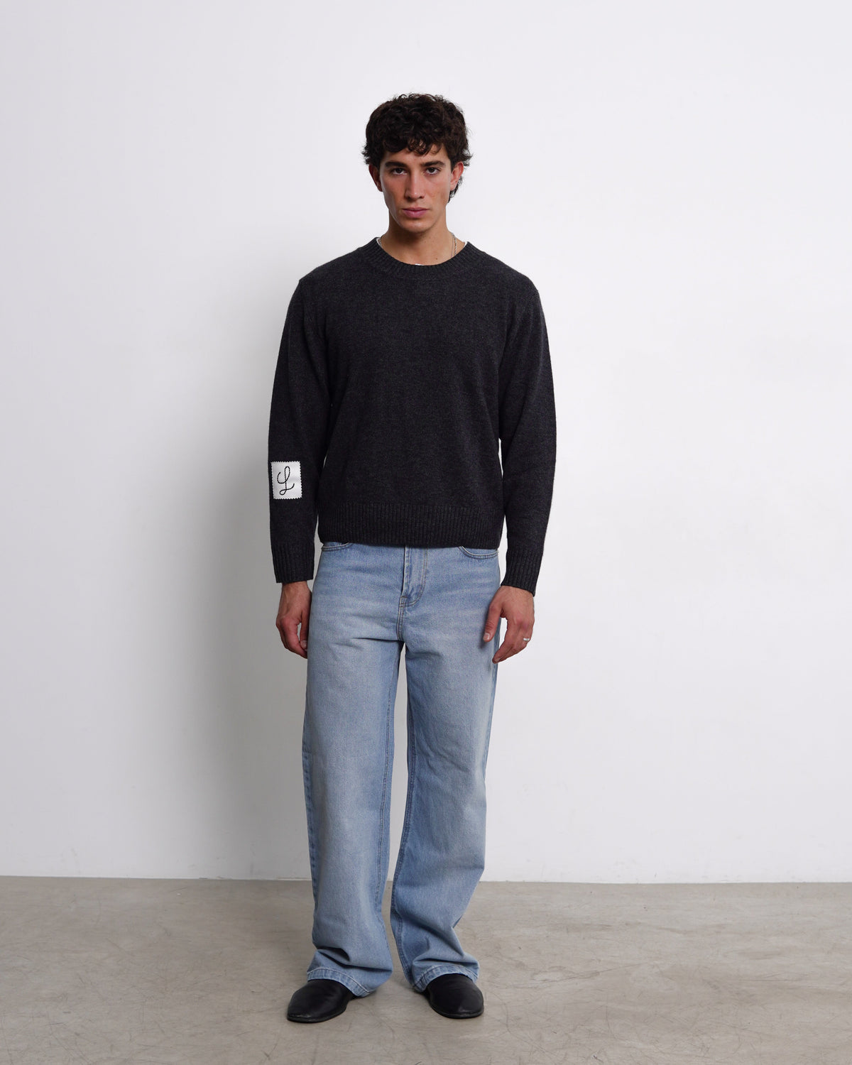FEDERICO™ | Maglione in cashmere raffinato | Grigio scuro