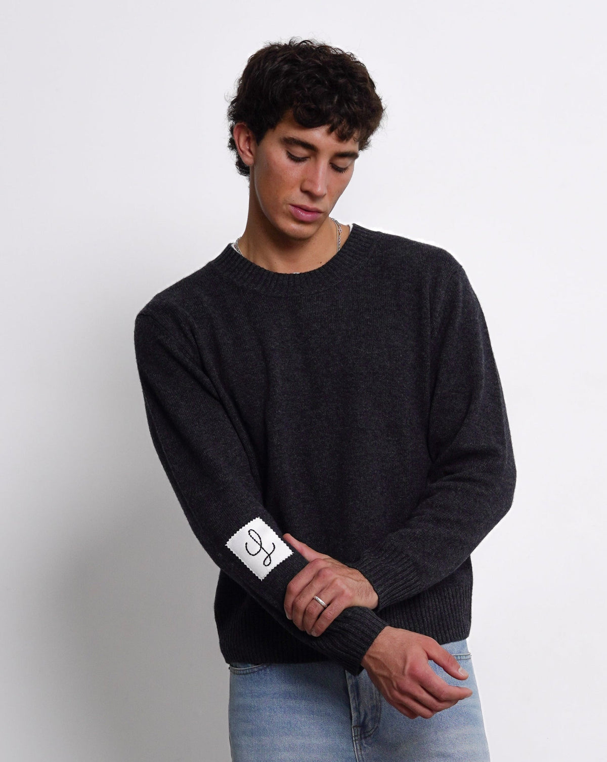 FEDERICO™ | Maglione in cashmere raffinato | Grigio scuro