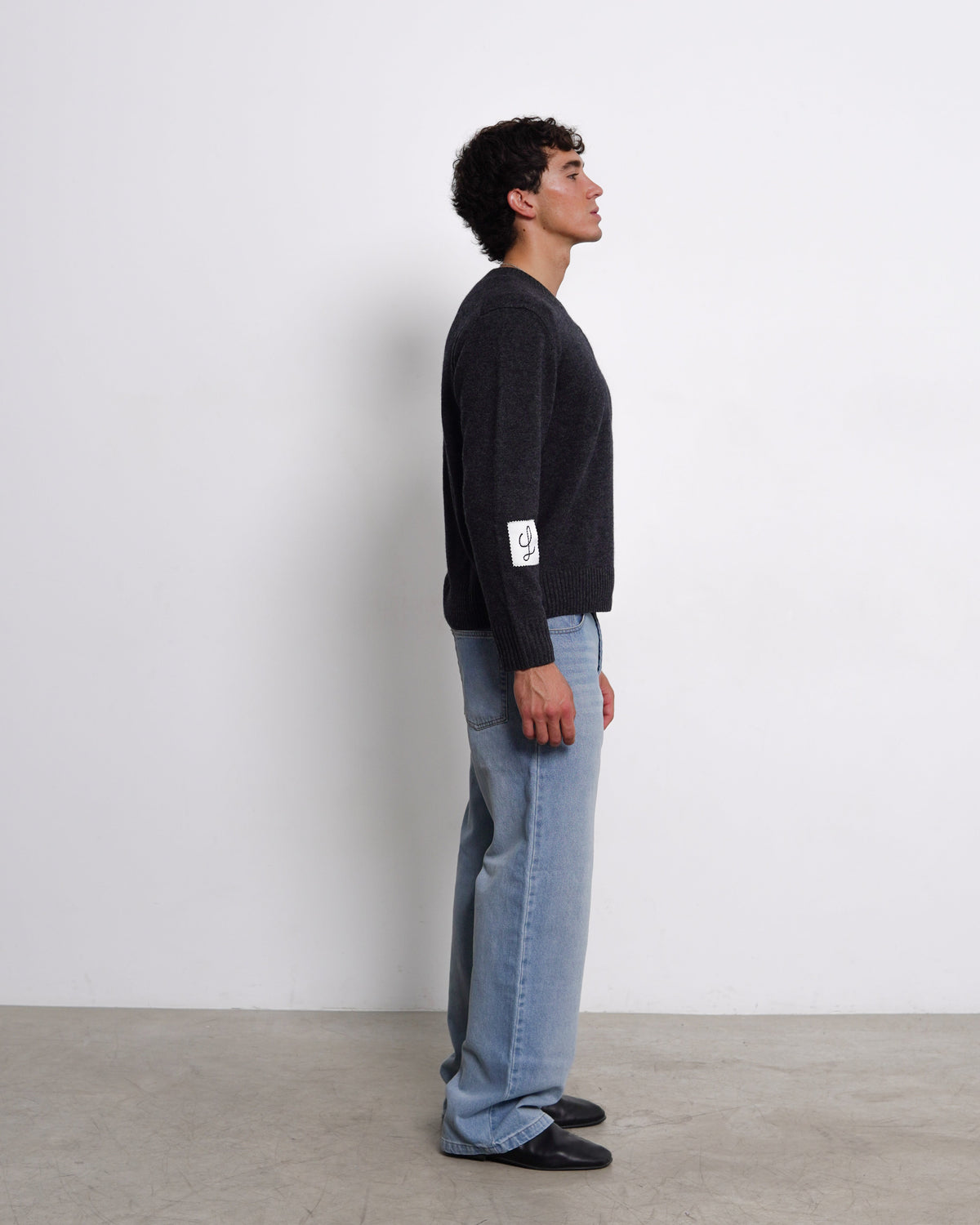FEDERICO™ | Maglione in cashmere raffinato | Grigio scuro