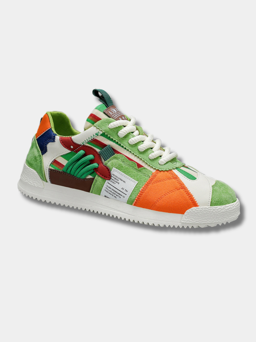 FEDERICO™ | Scarpe da ginnastica retrò a blocchi di colore