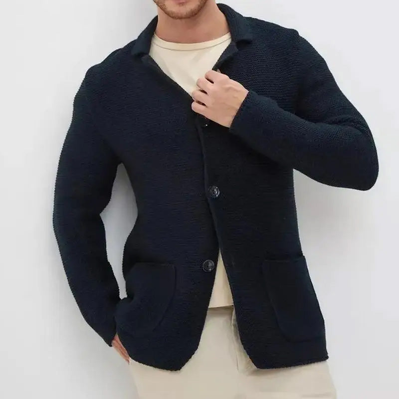 FEDERICO™ | Cardigan in maglia con colletto su misura