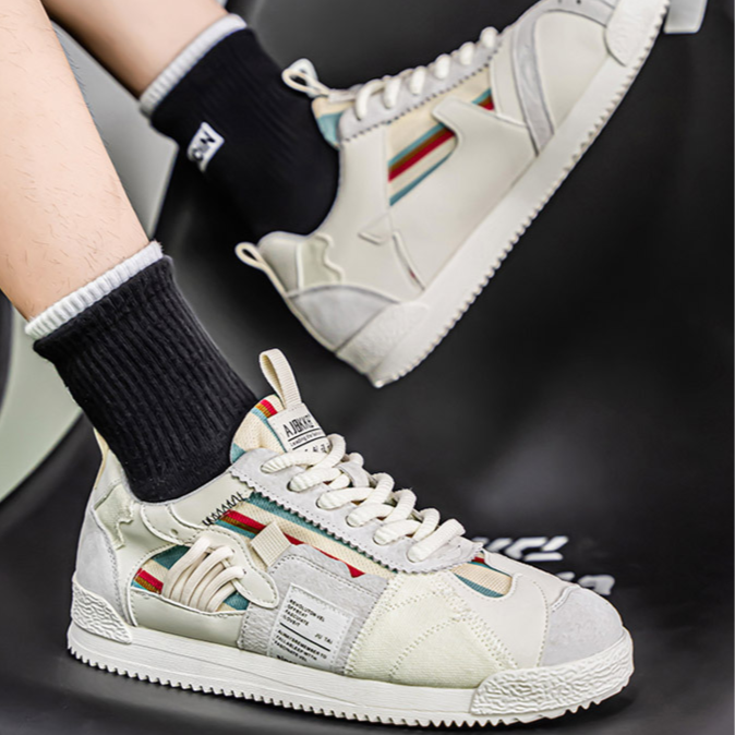 FEDERICO™ | Scarpe da ginnastica retrò a blocchi di colore