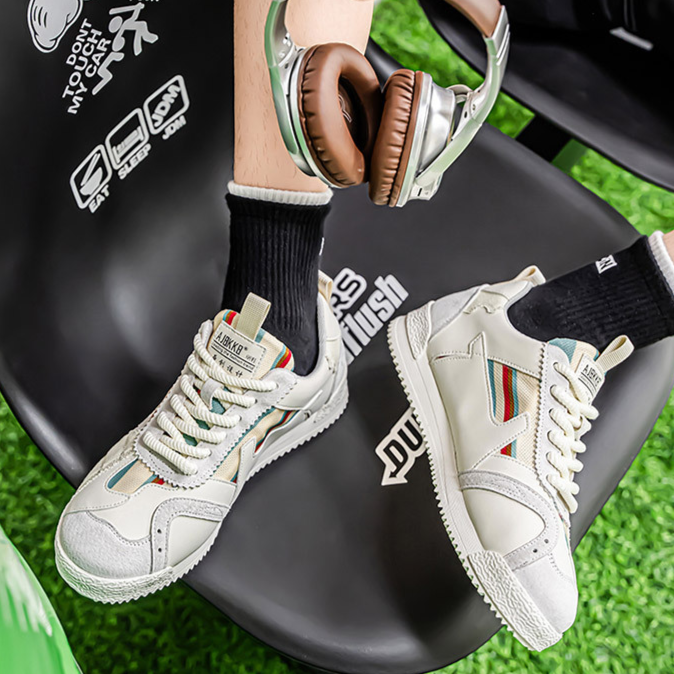 FEDERICO™ | Scarpe da ginnastica retrò a blocchi di colore