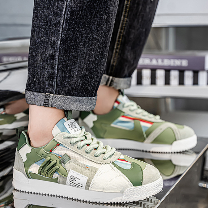 FEDERICO™ | Scarpe da ginnastica retrò a blocchi di colore