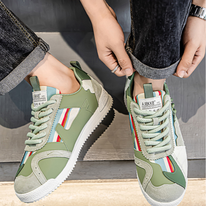 FEDERICO™ | Scarpe da ginnastica retrò a blocchi di colore
