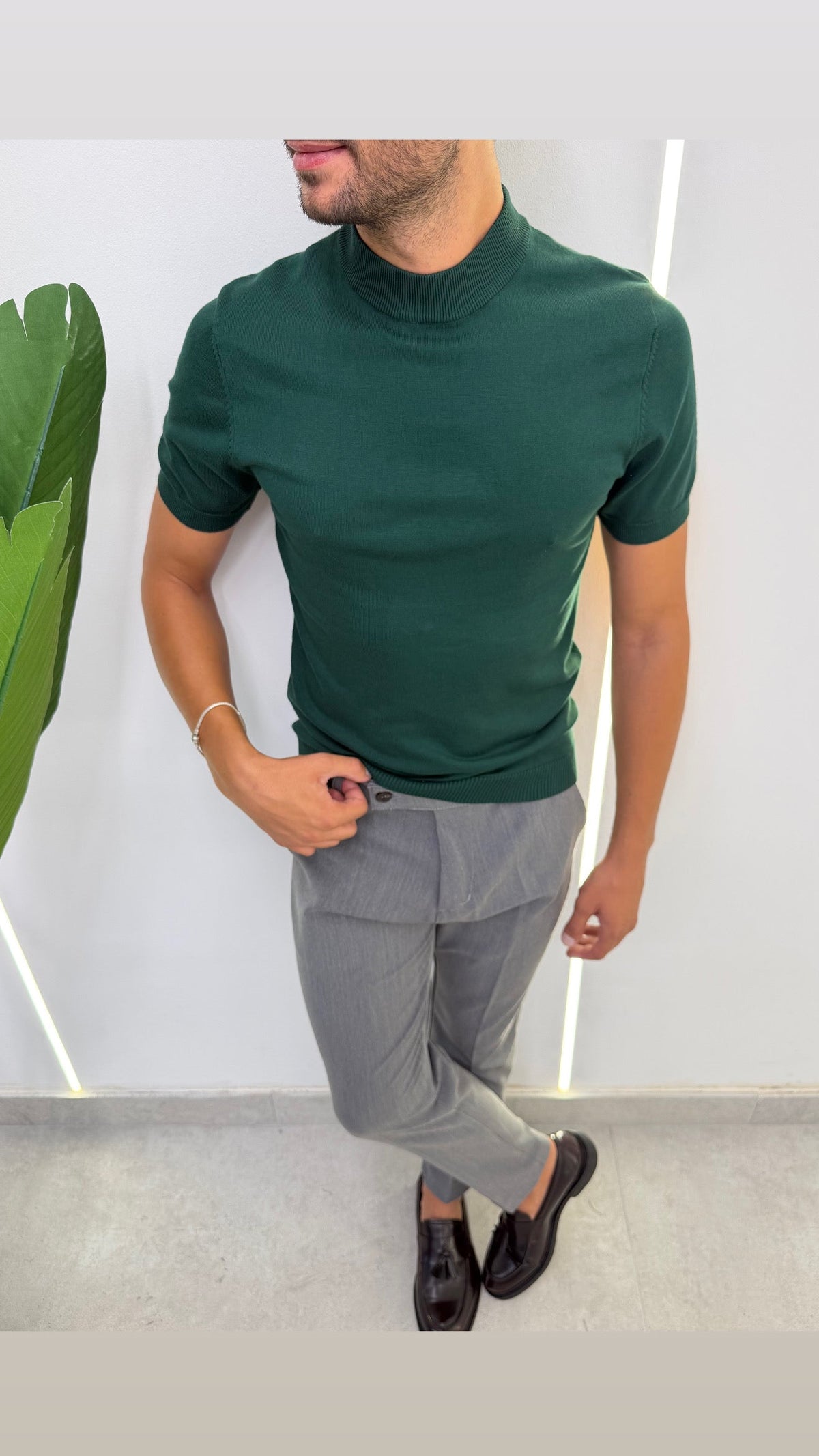 FEDERICO™ | Maglia intima a collo alto in maglia fine