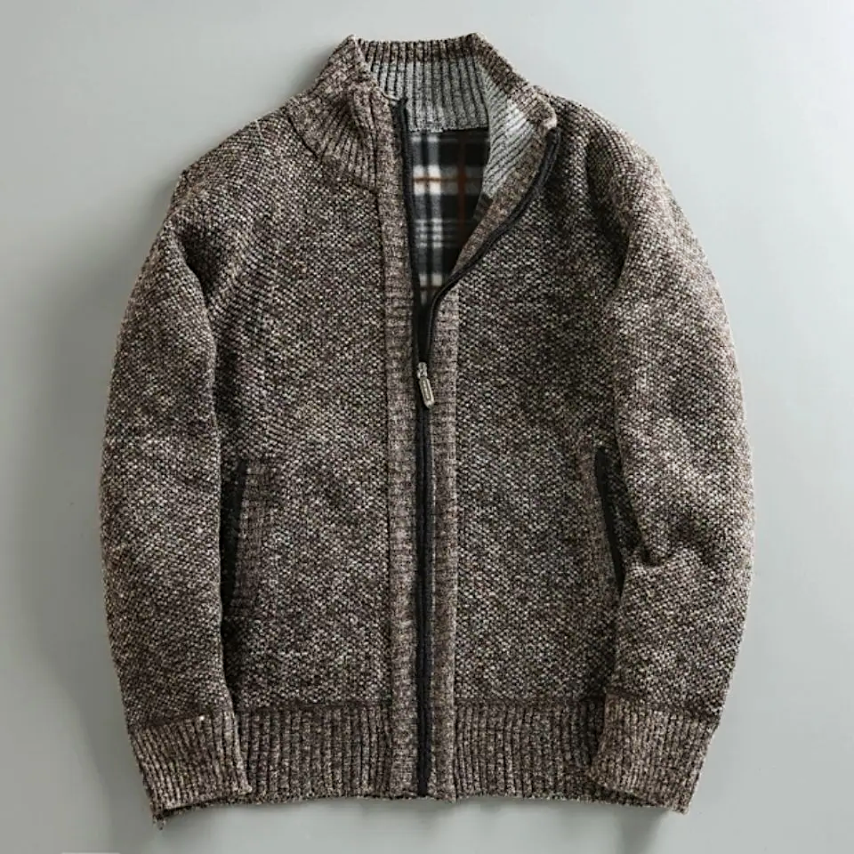 FEDERICO™ | Giacca uomo in maglia – calda, rilassata ma strutturata