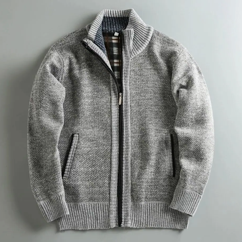 FEDERICO™ | Giacca uomo in maglia – calda, rilassata ma strutturata