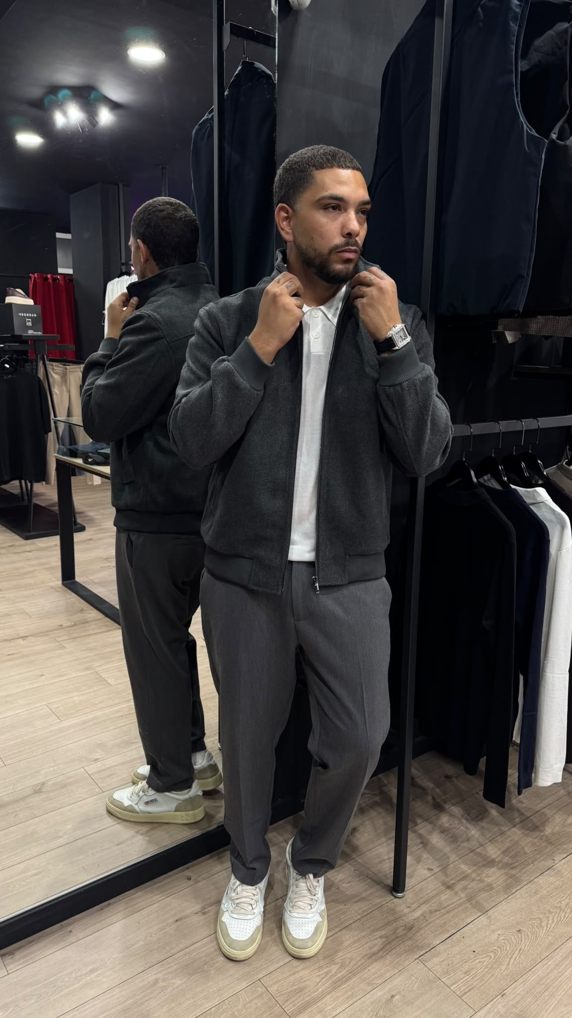 FEDERICO™ | Giacca bomber effetto lana Manhattan