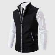 FEDERICO™ | Gilet in maglia con cerniera integrale