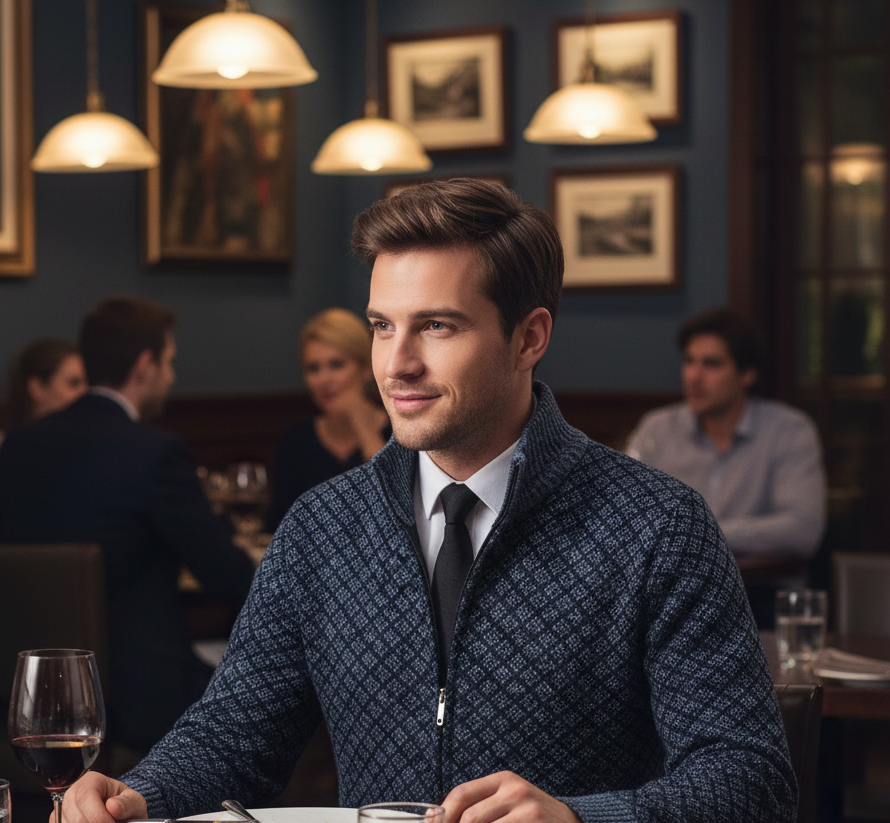 FEDERICO™ | CARDIGAN DA UOMO CON ZIP