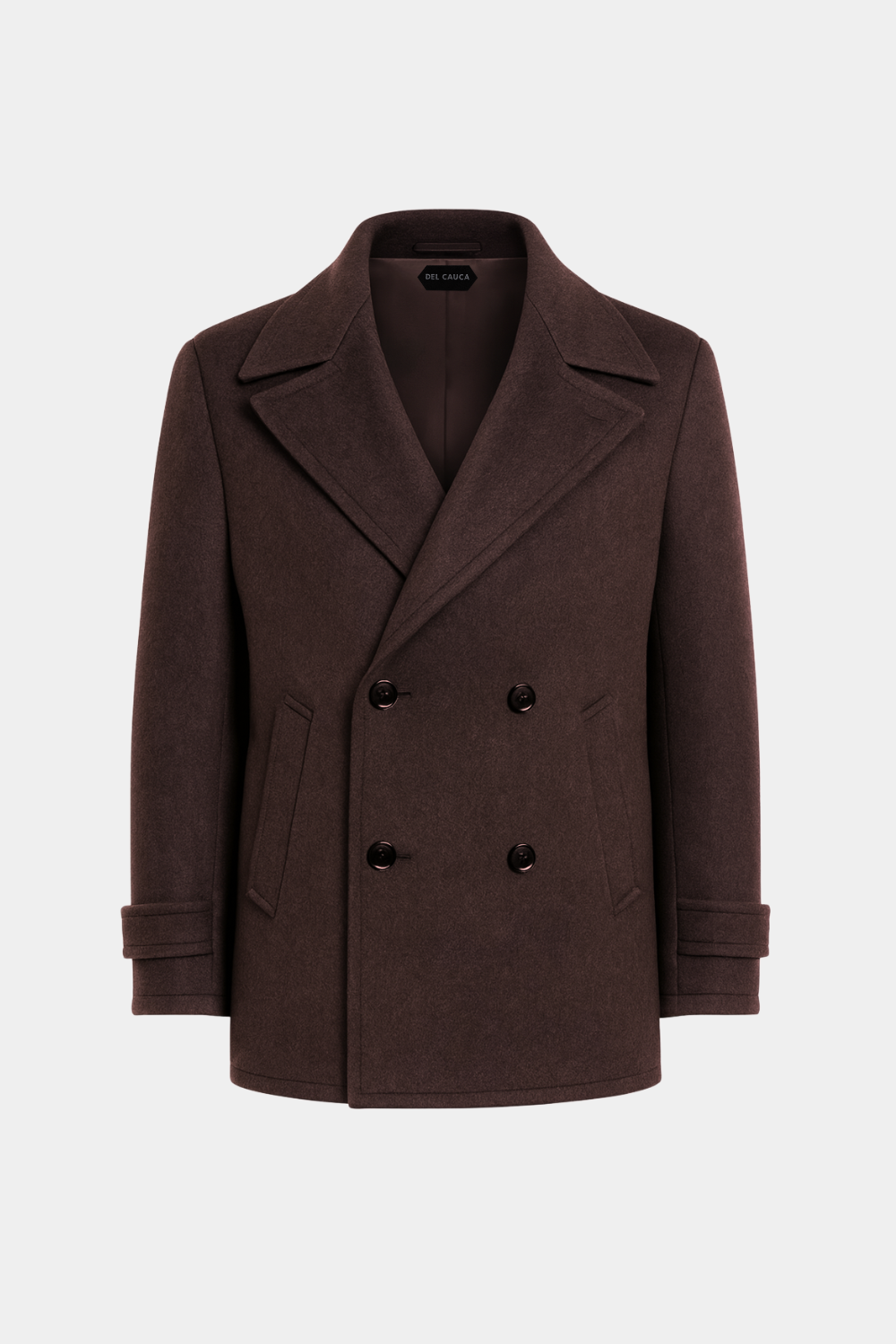 FEDERICO™ | Caban in lana marrone