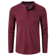 FEDERICO™ | Maglietta Henley a maglia a nido d'ape