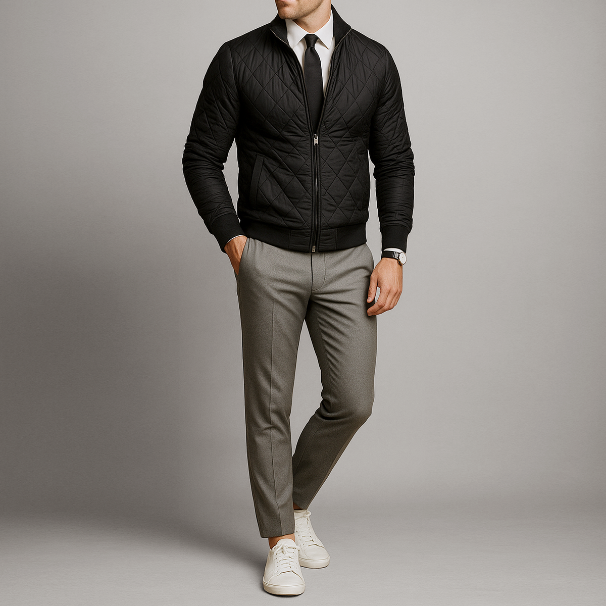 FEDERICO™ | Cardigan urbano con zip