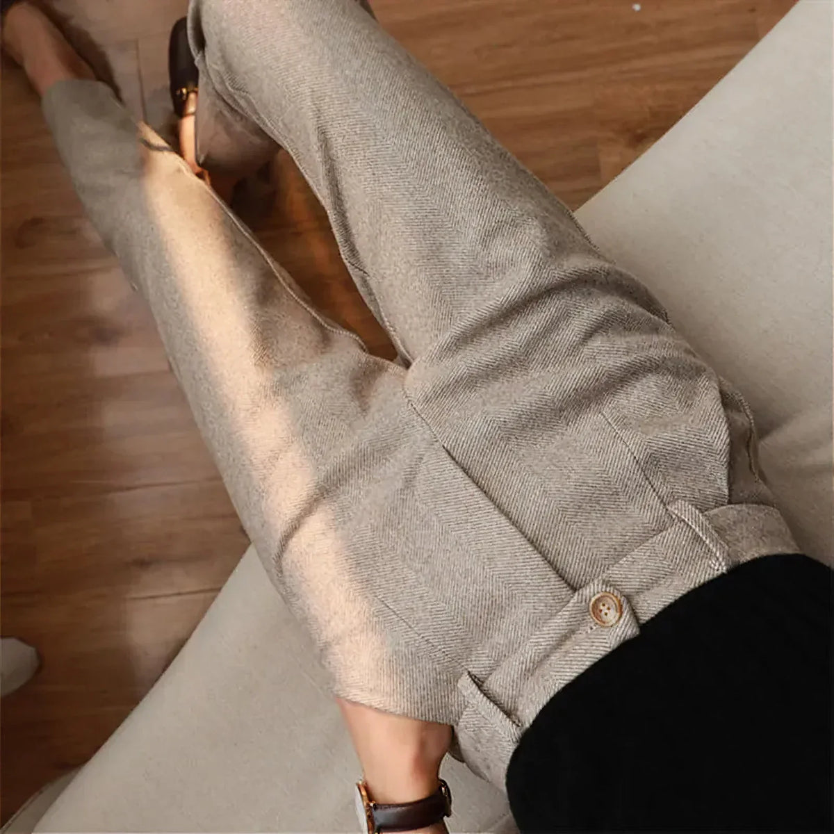 FEDERICO™ | Eleganti pantaloni sartoriali in pura lana