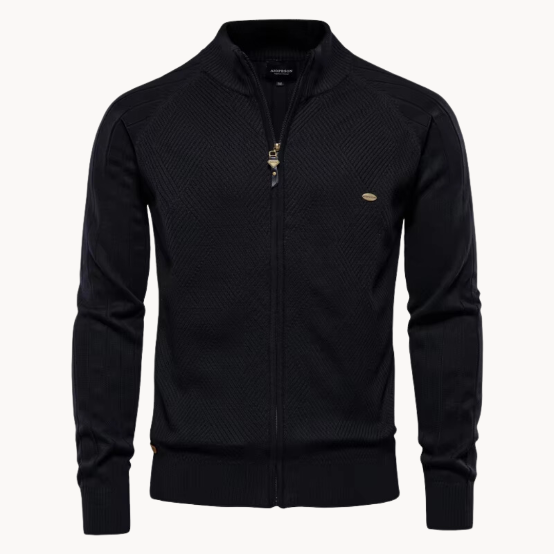 FEDERICO™ | Giacca in maglia con cerniera