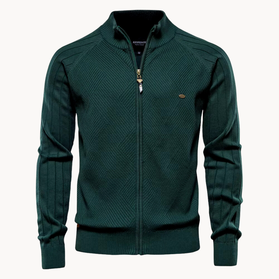 FEDERICO™ | Giacca in maglia con cerniera