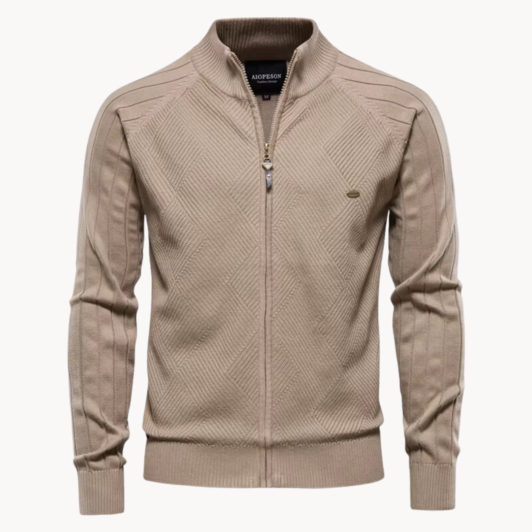 FEDERICO™ | Giacca in maglia con cerniera