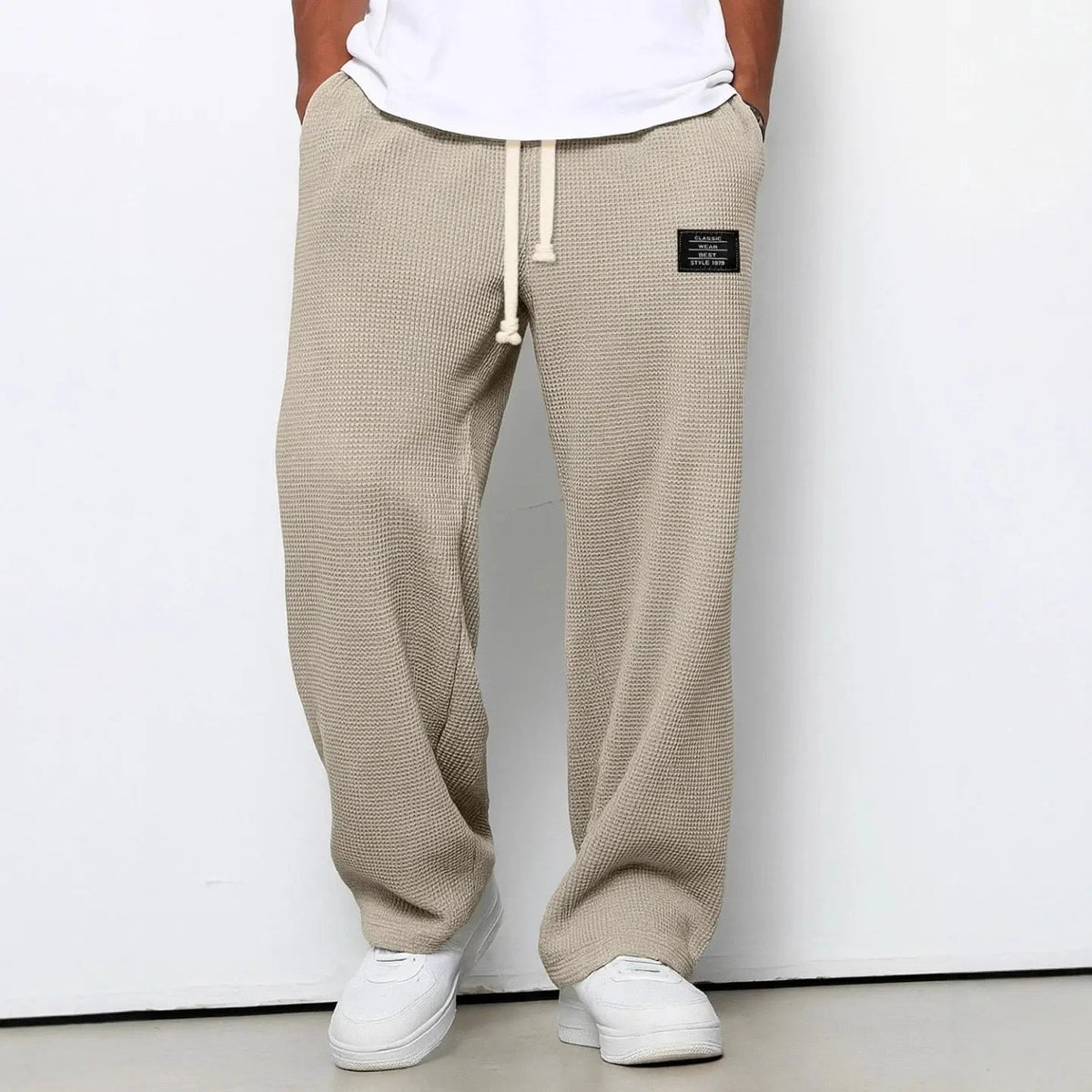 FEDERICO™ | Pantaloni a gamba larga in tessuto