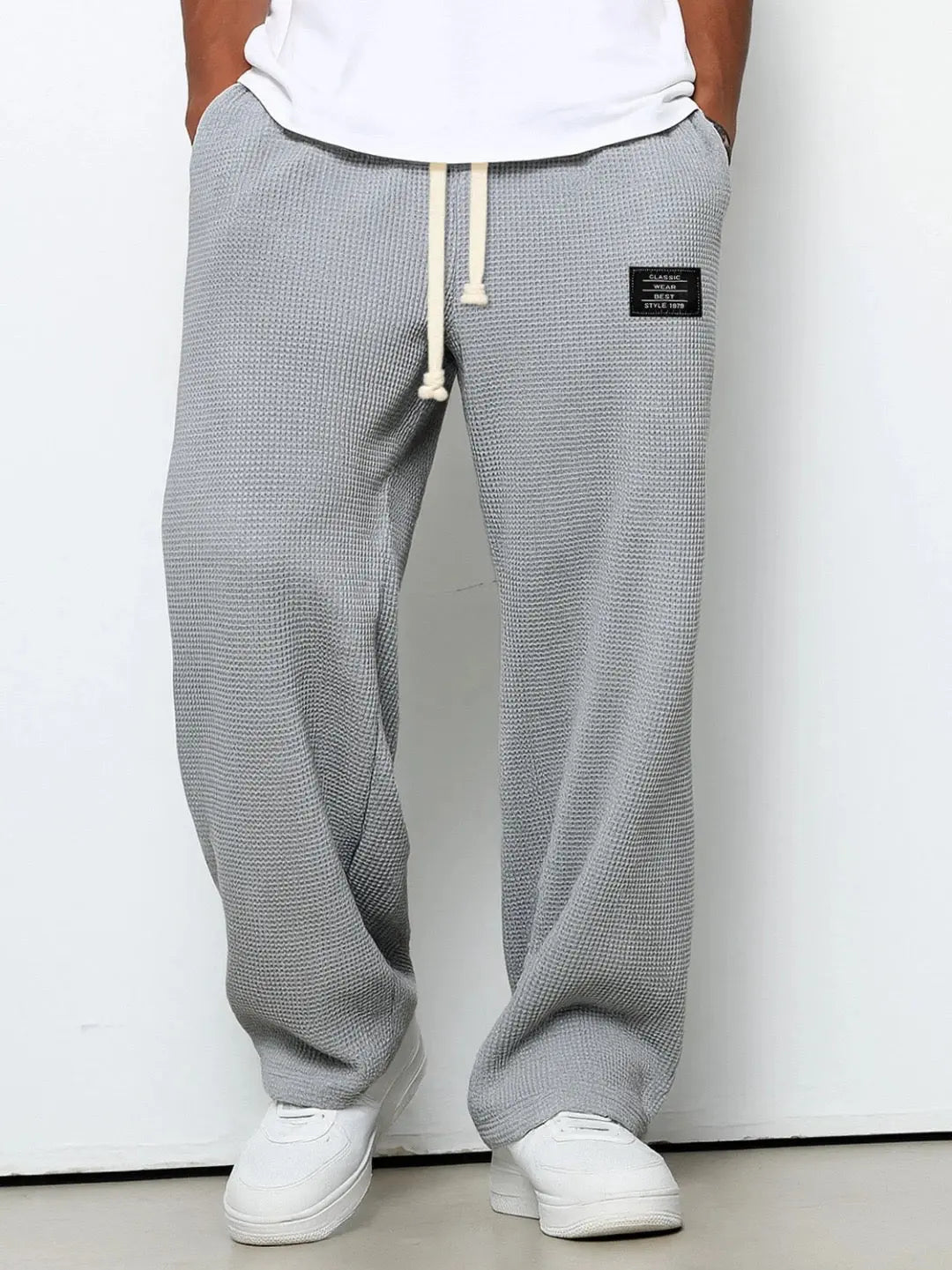 FEDERICO™ | Pantaloni a gamba larga in tessuto