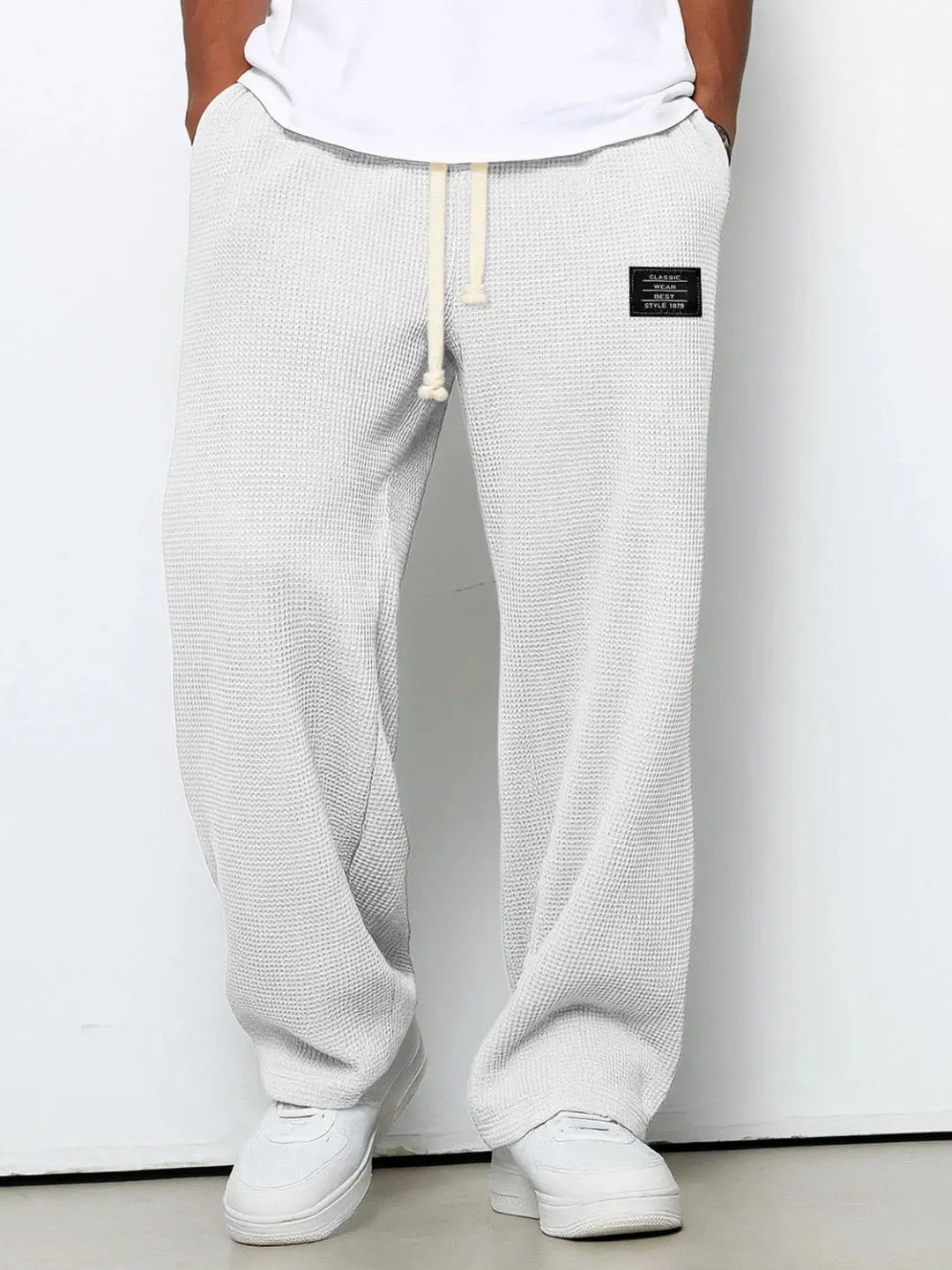 FEDERICO™ | Pantaloni a gamba larga in tessuto
