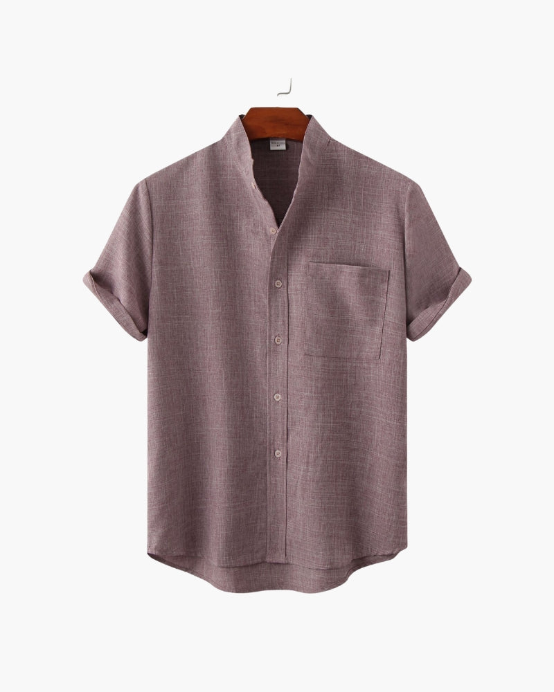 FEDERICO™ | Camicia con colletto mandarino
