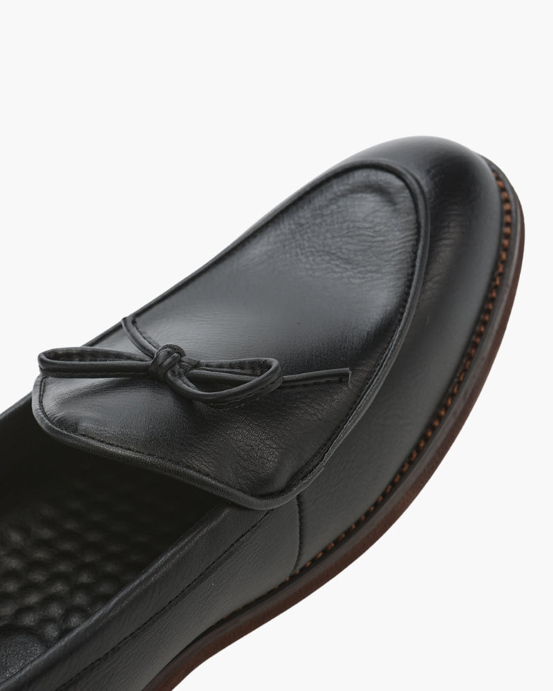 FEDERICO™ | Mocassini in pelle con dettagli di lacci