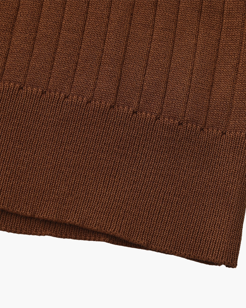 FEDERICO™ | Polo in maglia a coste con colletto classico