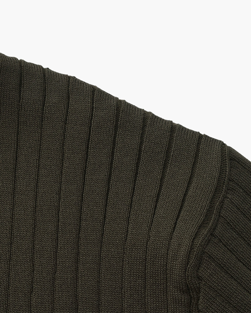 FEDERICO™ | Polo in maglia a coste con colletto classico