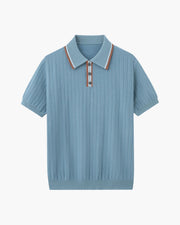 FEDERICO™ | Polo in maglia lavorata a rilievo