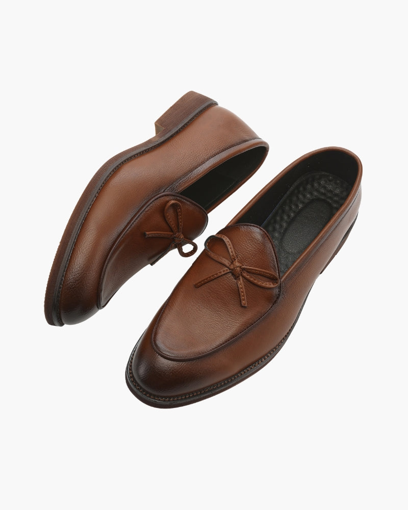 FEDERICO™ | Mocassini in pelle con dettagli di lacci