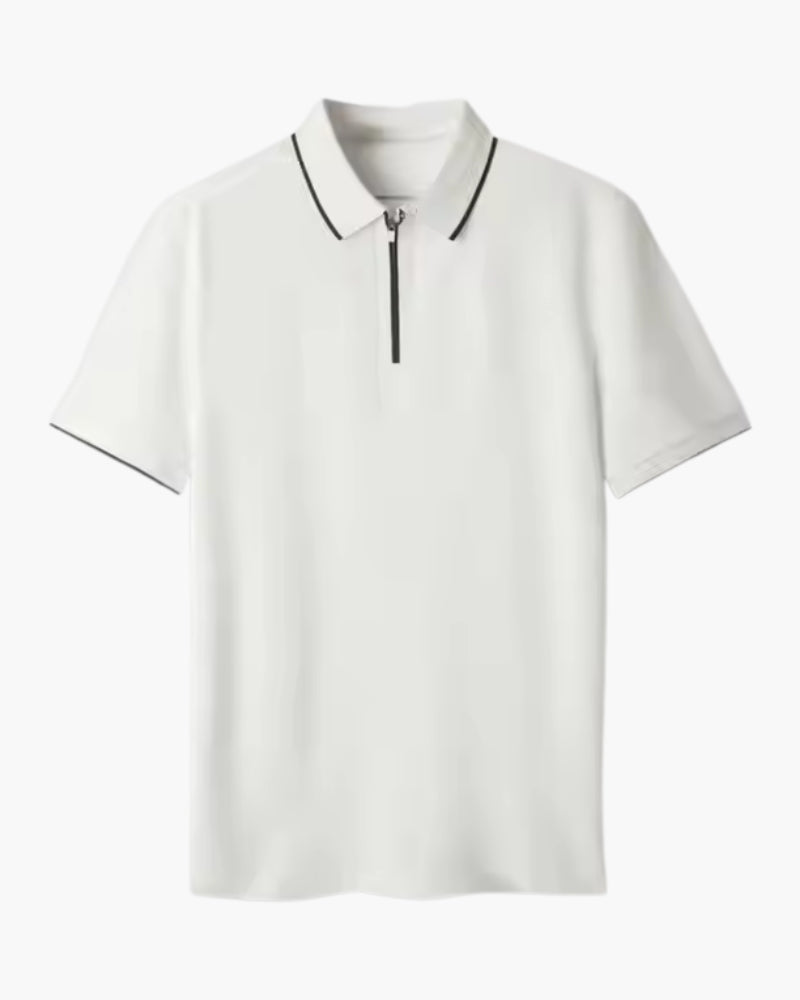 FEDERICO™ | POLO IN MAGLIA SPESSA CON ZIP AL COLLO