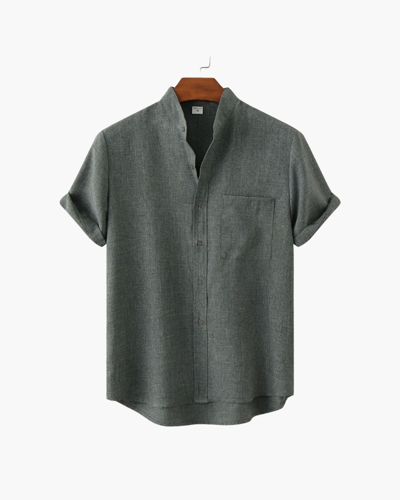 FEDERICO™ | Camicia con colletto mandarino