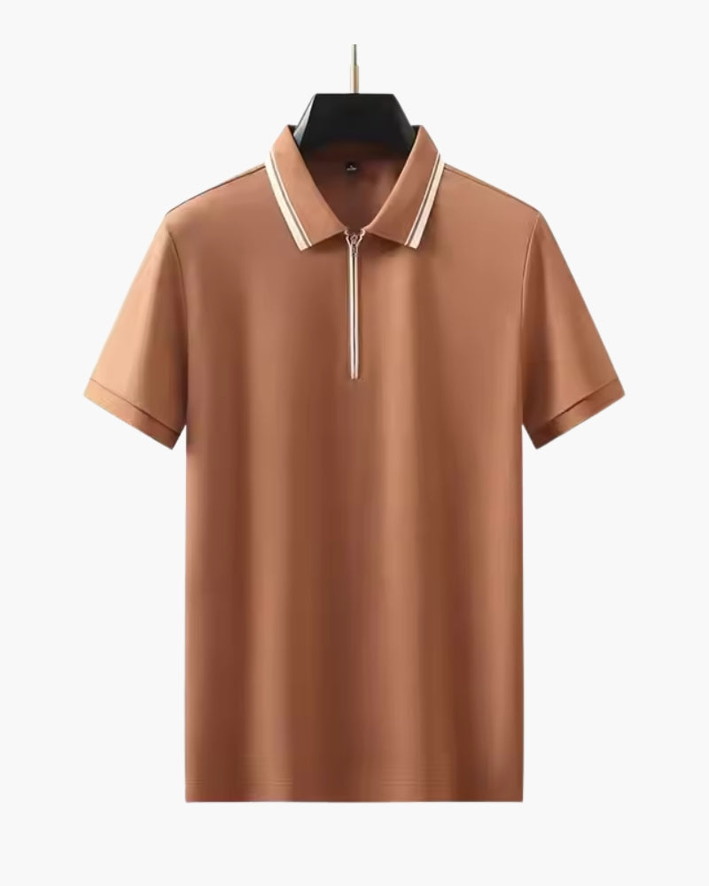 FEDERICO™ | Polo in maglia con zip al collo