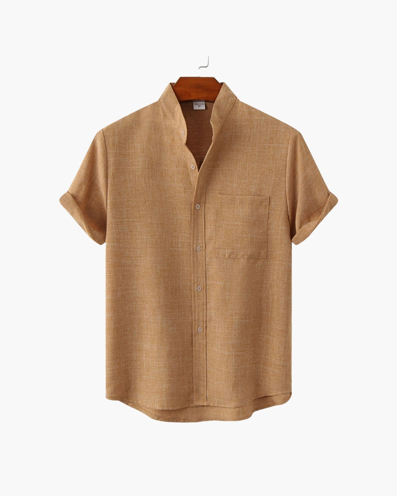 FEDERICO™ | Camicia con colletto mandarino