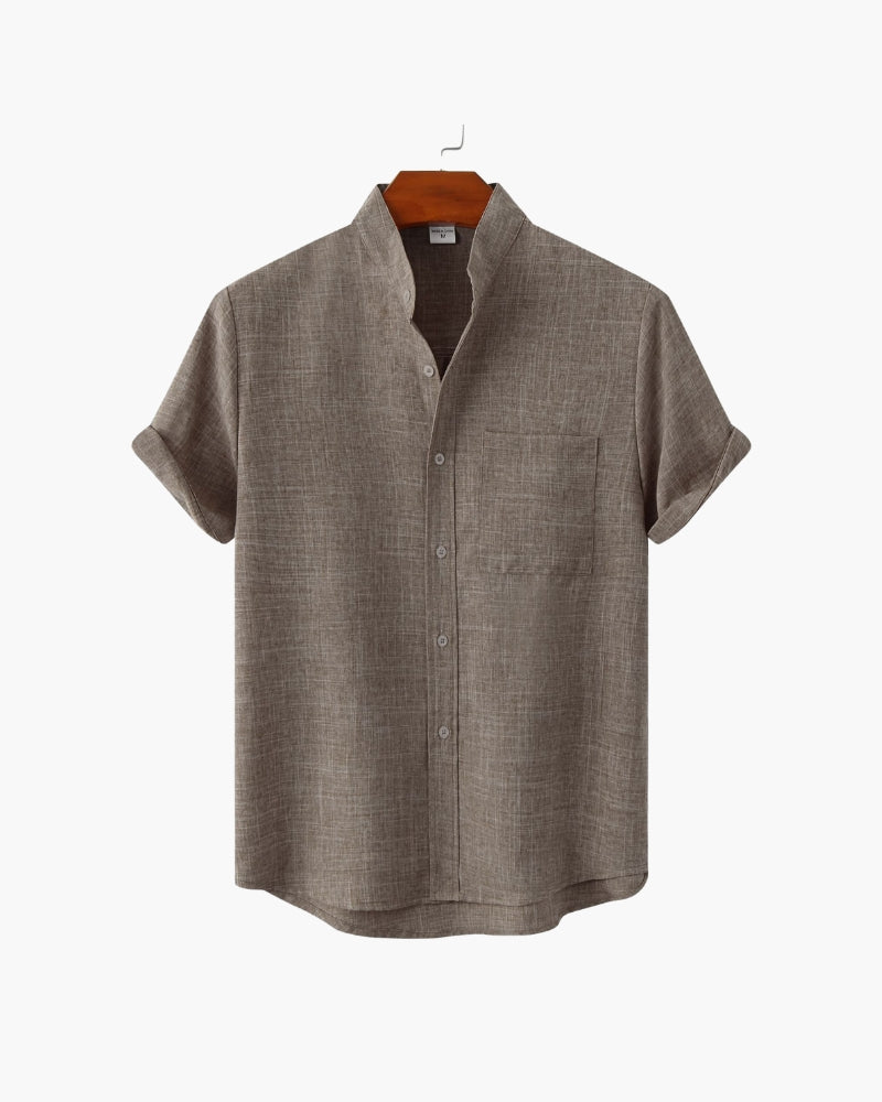 FEDERICO™ | Camicia con colletto mandarino