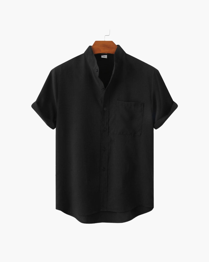 FEDERICO™ | Camicia con colletto mandarino
