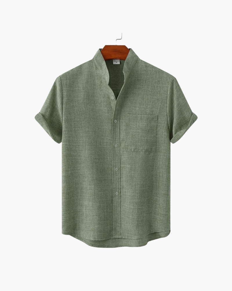 FEDERICO™ | Camicia con colletto mandarino