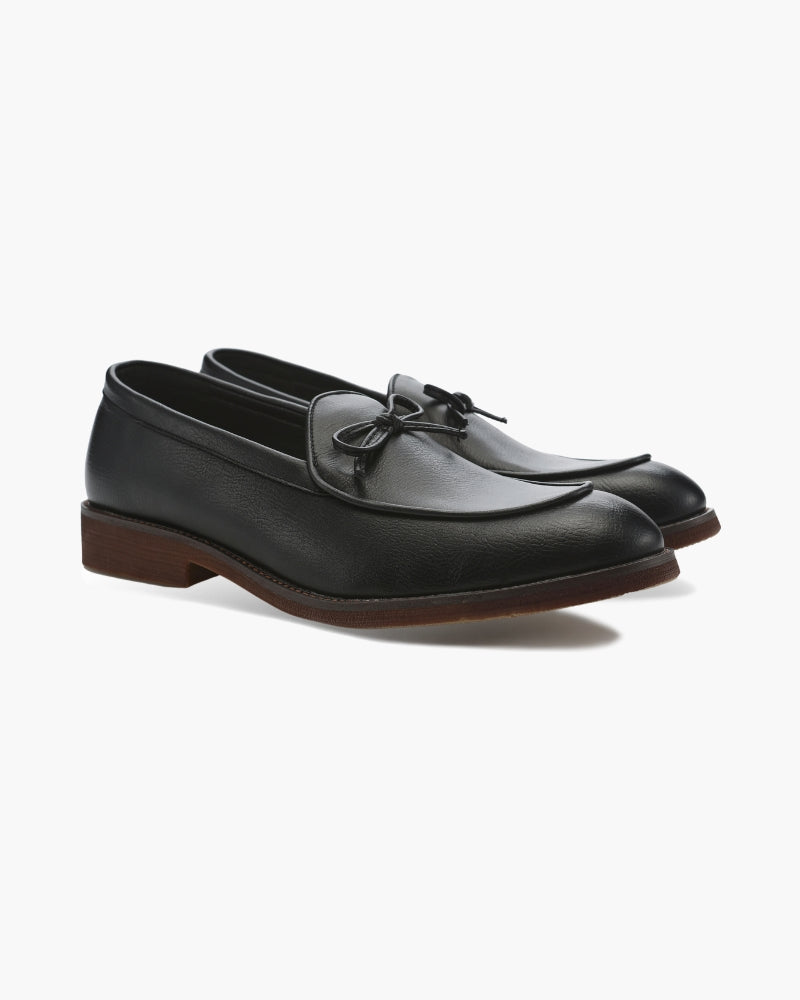 FEDERICO™ | Mocassini in pelle con dettagli di lacci