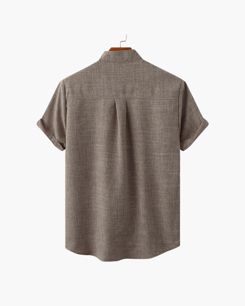 FEDERICO™ | Camicia con colletto mandarino